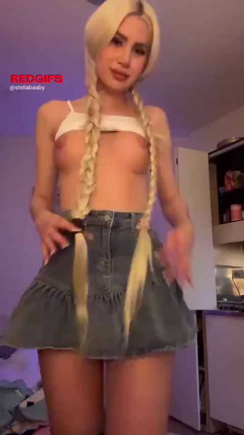 Petite Blonde Bombshell Taunts: 'Think You Can Make My Tight Pussy Cum?'