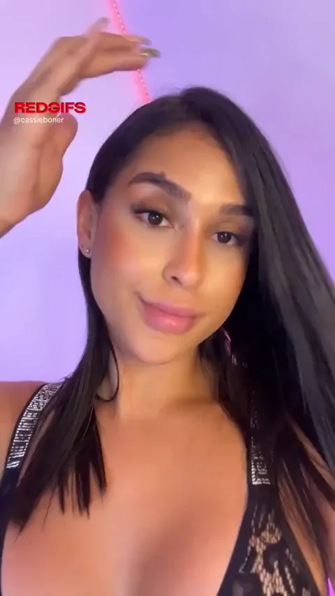 Trans Hottie Begs to Suck Tiny Cock and Balls