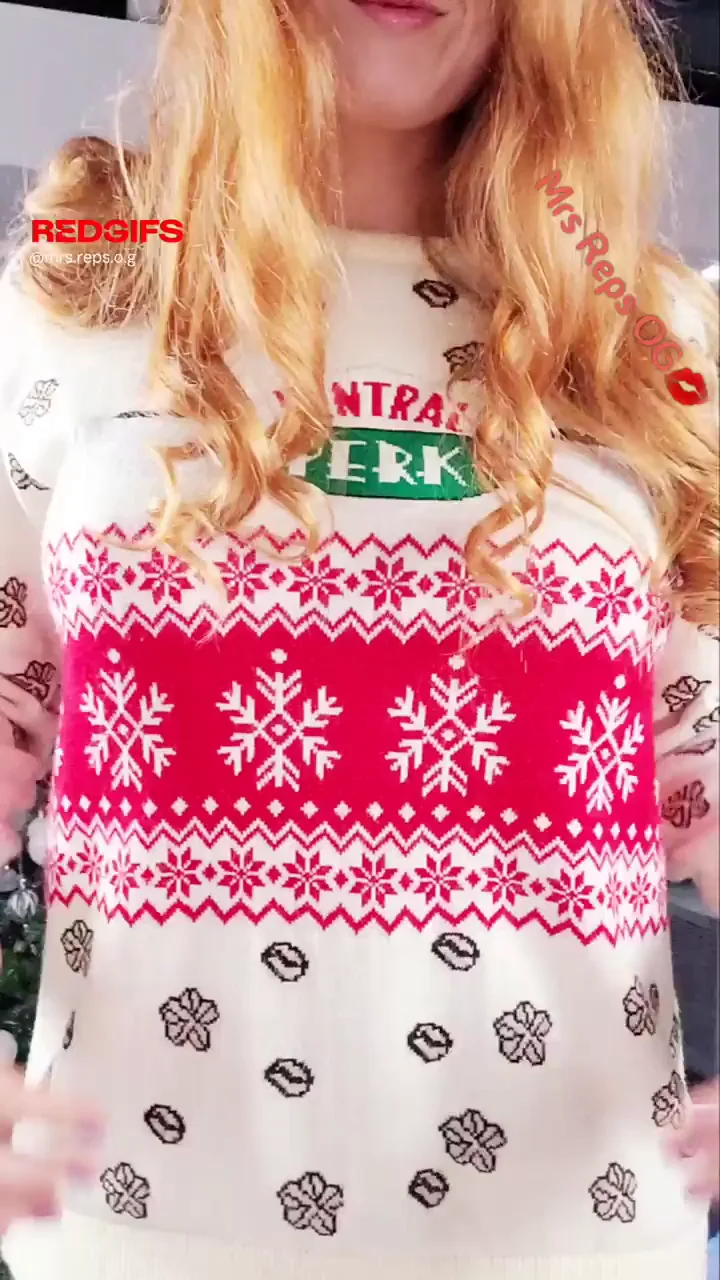 Friends always show you what's under their Christmas jumper