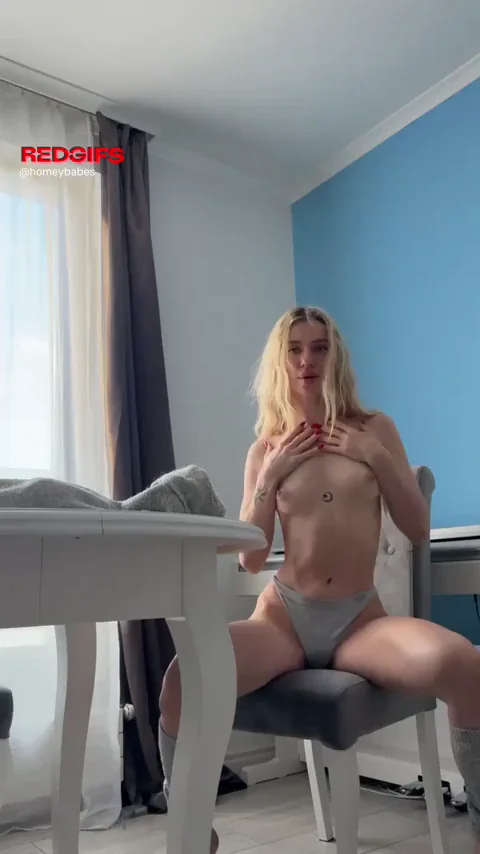 Petite A-Cup Cutie Teases: Love My Tiny Tits?