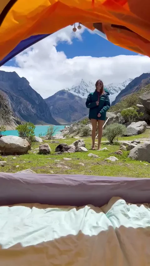 🗻 Sharing My Slutty Camping Flash with Horny Campers 🍆💦