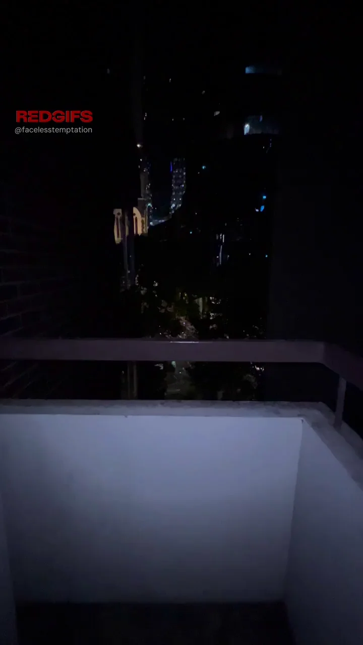Balcony Balls-Out: Epic Public Cum Blast with Throbbing 7-Inch Beast