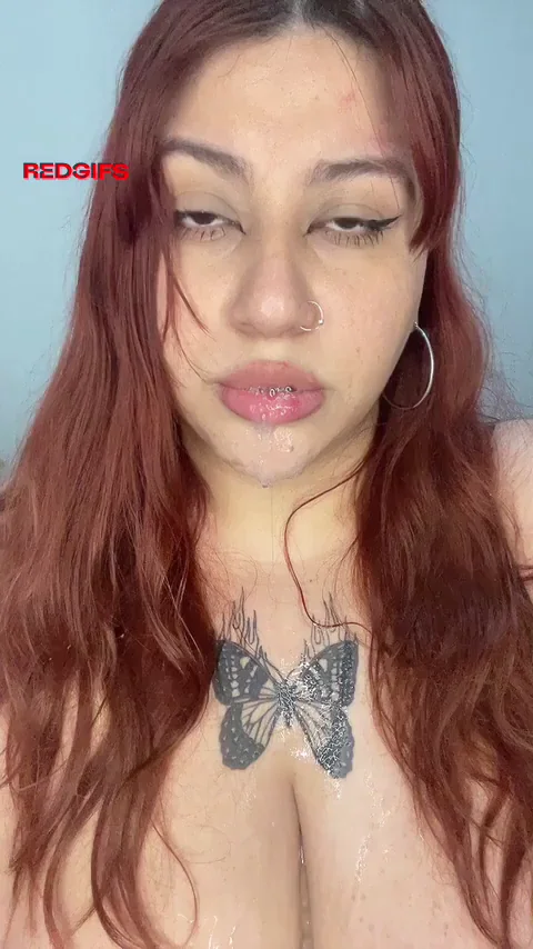 Redhead Spit Slut Commands: Drink Every Last Drooling Drop