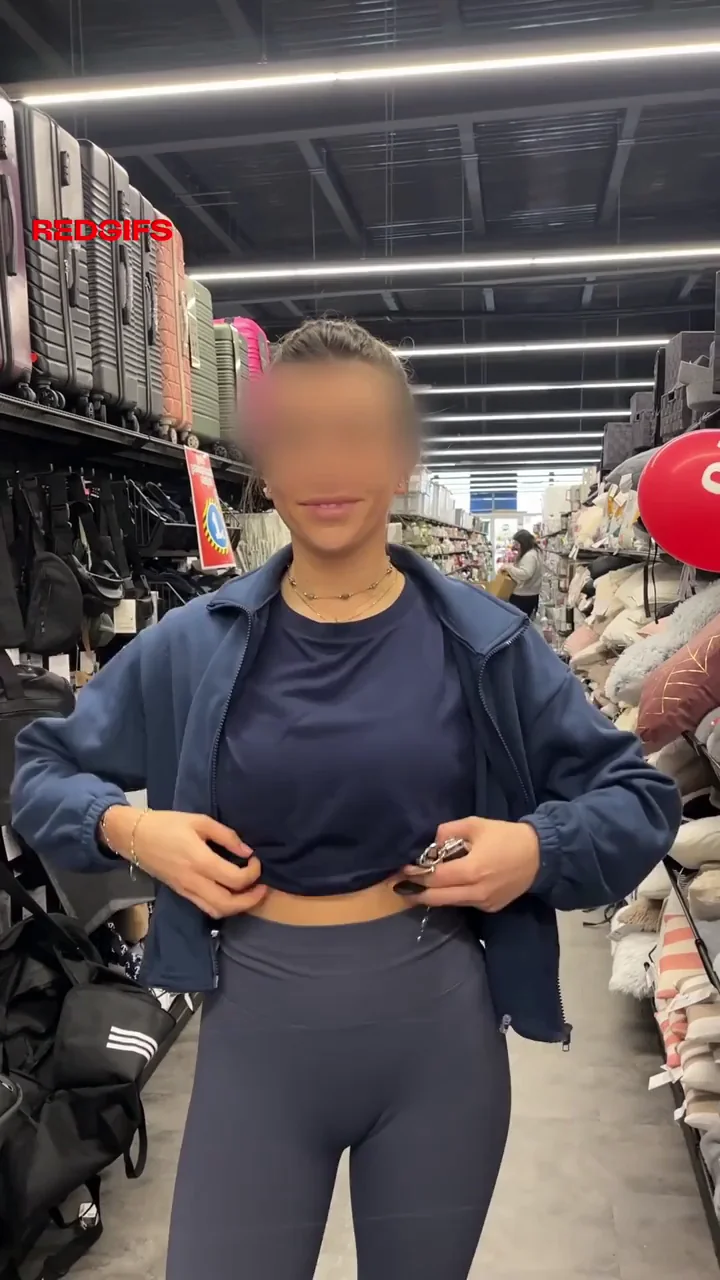 Just a naughty lil accident in the store