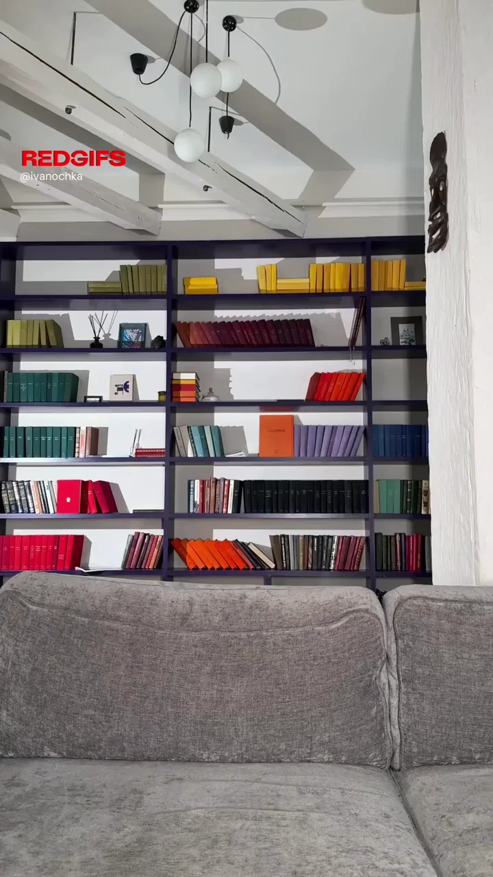 My clit is so hungry for some cock, it's throbbing on the couch while I'm looking at the bookshelf