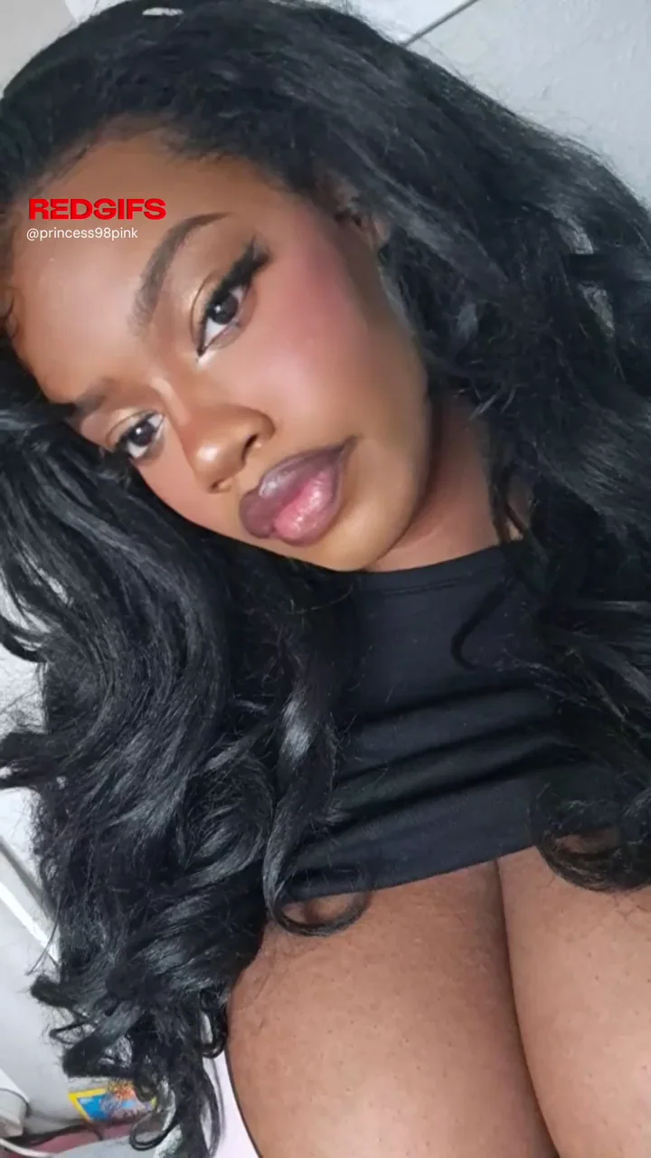 Can You Handle This Ebony Babe's Massive Tits? 🍫💦