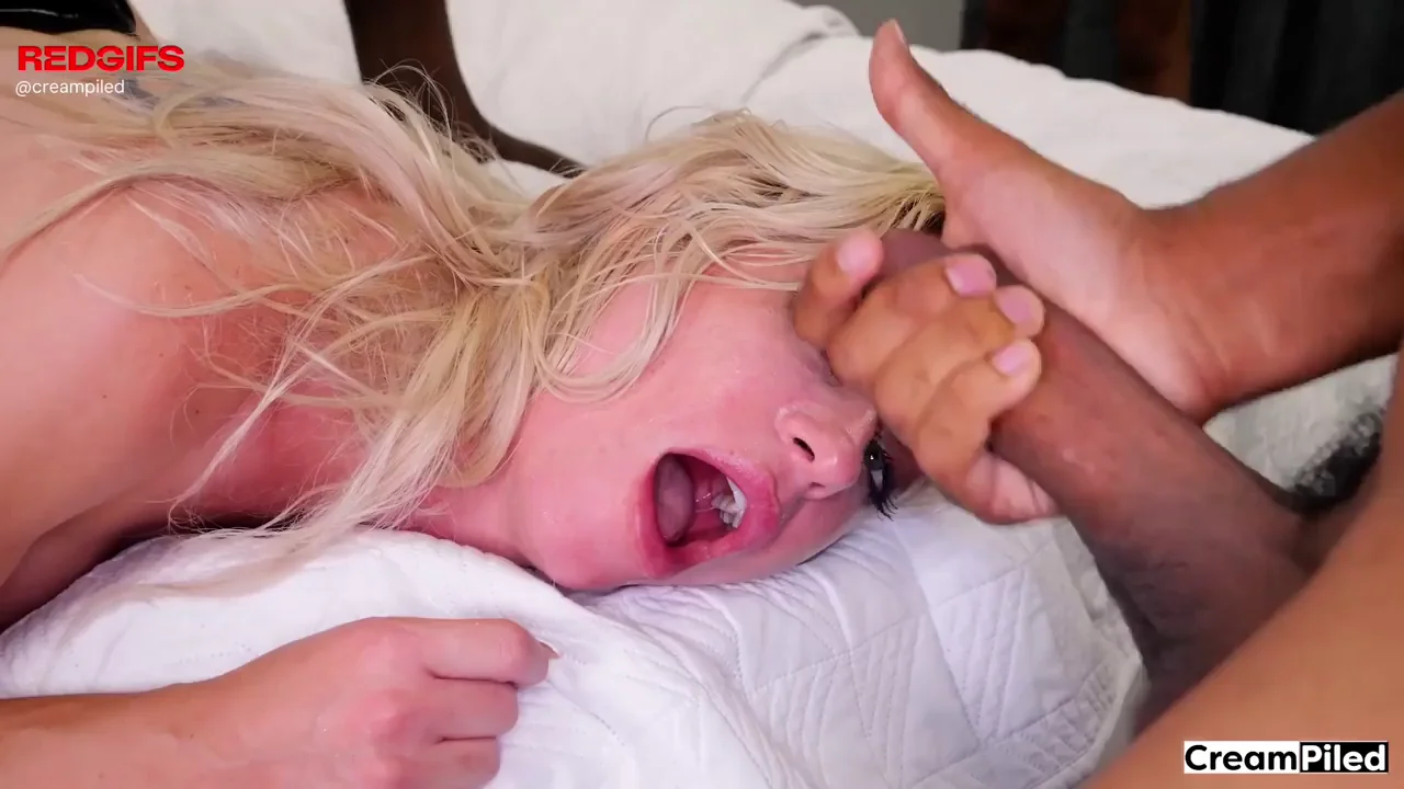 💦 Ruined Mascara Slut Takes BBC Facial Cum Blast 😈