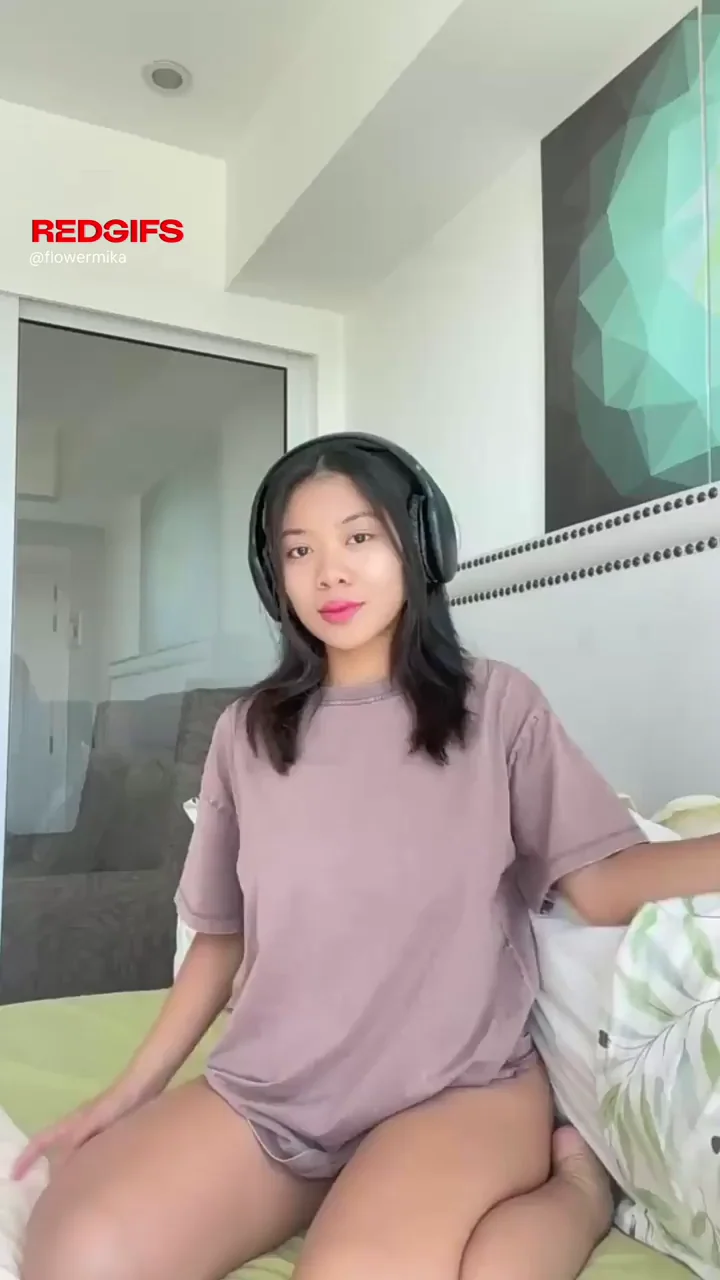 Hot Asian Babe's Slutty Homecoming Tit Tease
