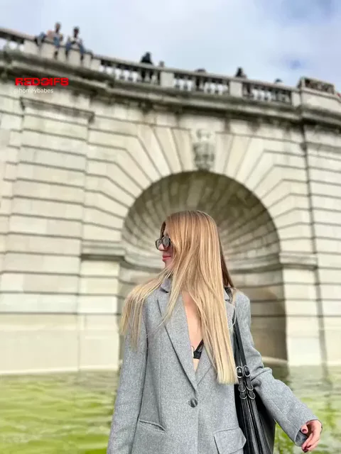 Nude or Nah? Skinny Teen Teases Tits in Public 😈🔥