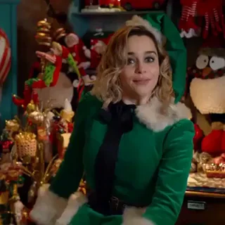 Emilia Clarke realizing she’s about to get a Christmas gangbang