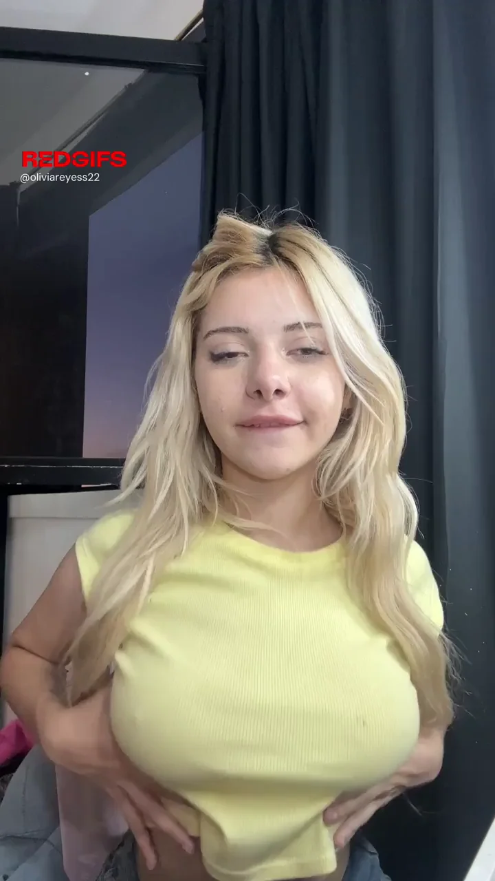 Blonde 18yo Slut's Naughty Side with Massive Tits Tease 😈🍒