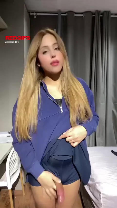 Trap Babe's Fat Cock Tease: Hard Yet? 🍆💦