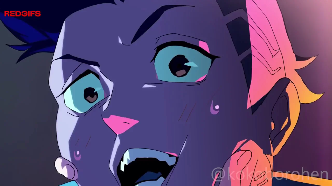 Neon Glows on Throbbing Catgirl Cock-Suck Frenzy (Kokoborohen SFM)