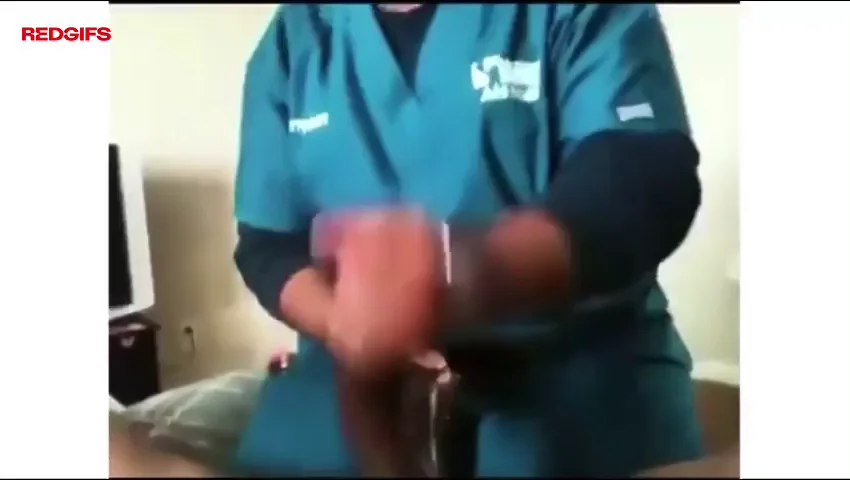 Nurse gives medical attention
