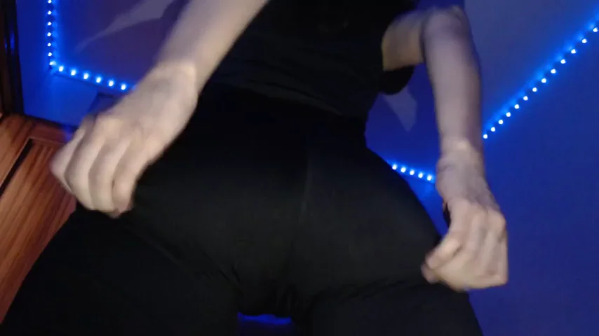 All Black Slutwear: Latina Booty Tease That Drippin' Wet