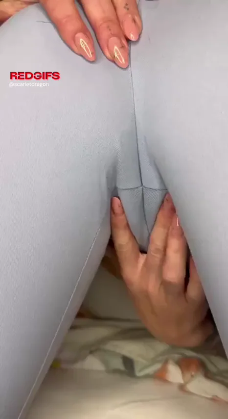 Zoom In on My Dripping Wet Cameltoe Tease