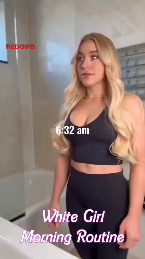 🥵 White Slut's BBC Morning Routine Tease 💦🍆