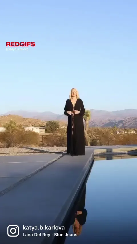 Poolside Tease: Blonde Bombshell Karman in Lingerie Slips Away Inside 😈💦