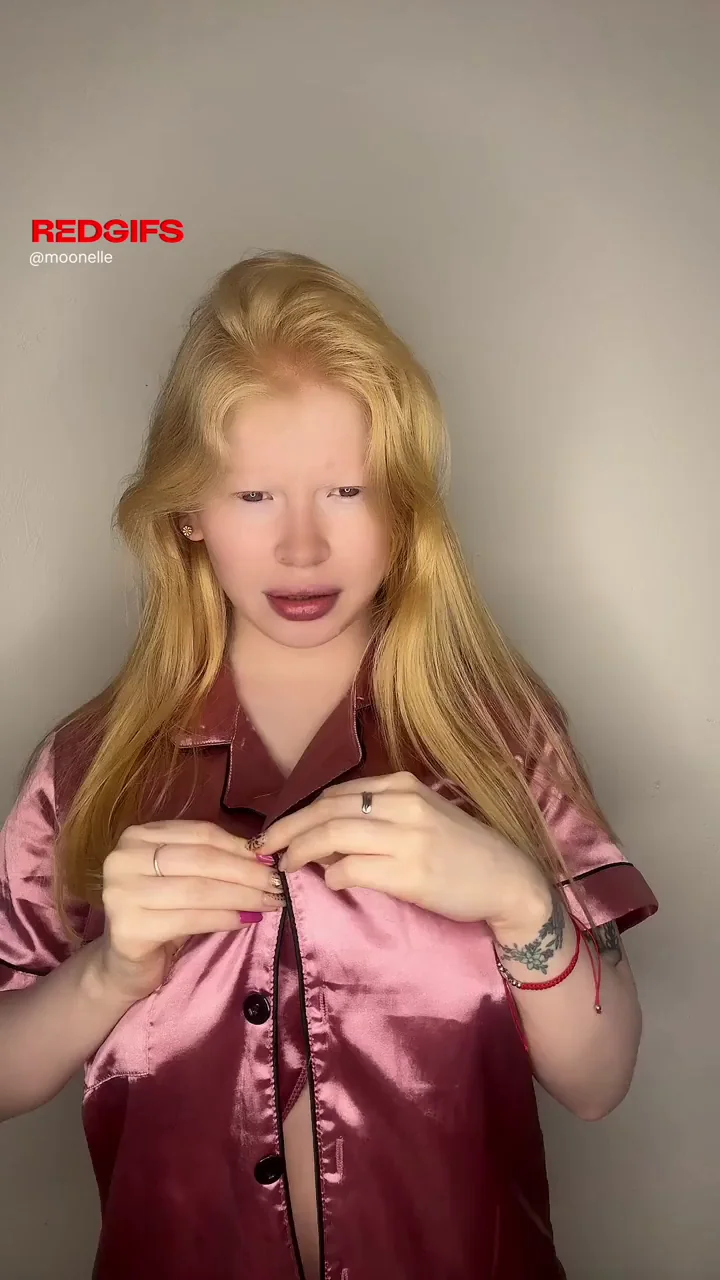 Are you confident with your mouth on my albino tits?