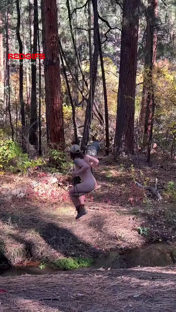 Stumbled across a tree swing, had to give it a whirl!