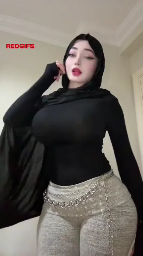 Huge tits hijabi tries to dress modestly