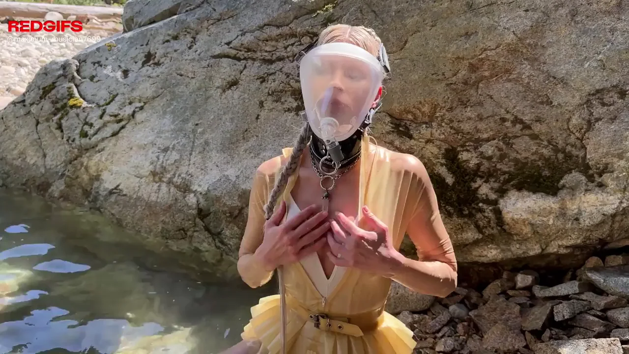 This outfit isn't the only thing that's slippery