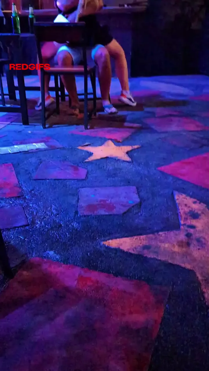This random guy had no idea my husband was standing right behind us filming everything