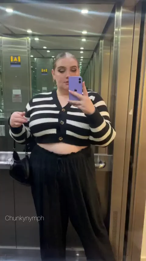 Caught Flashing My Massive Tits in the Elevator - Knew It!