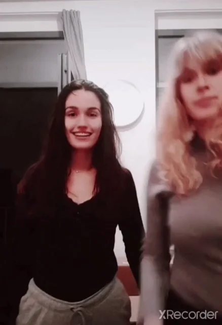 Small tiddy friend acting like she's not jelly