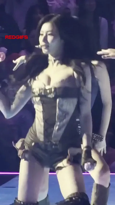 Sana from TWICE Teasing Tits & Ass on Stage 🔥🍑