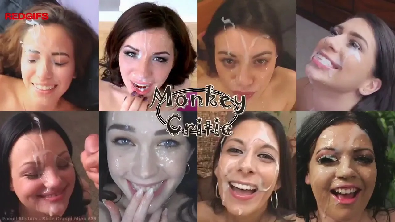🍆💦 Brunette Facial All-Stars: Epic Cumslide #36 😈