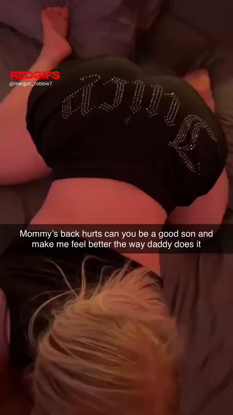Backshots make mommy feel better thanks son