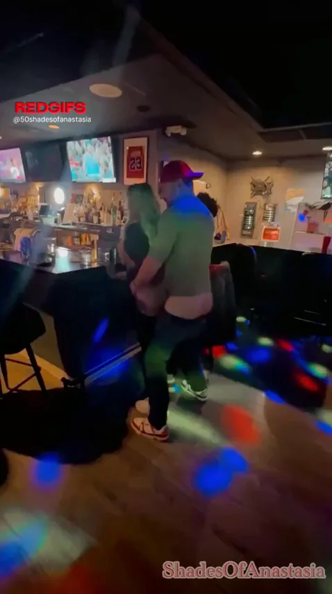 Slutty MILF Gets Railed Hard in Crowded Dive Bar