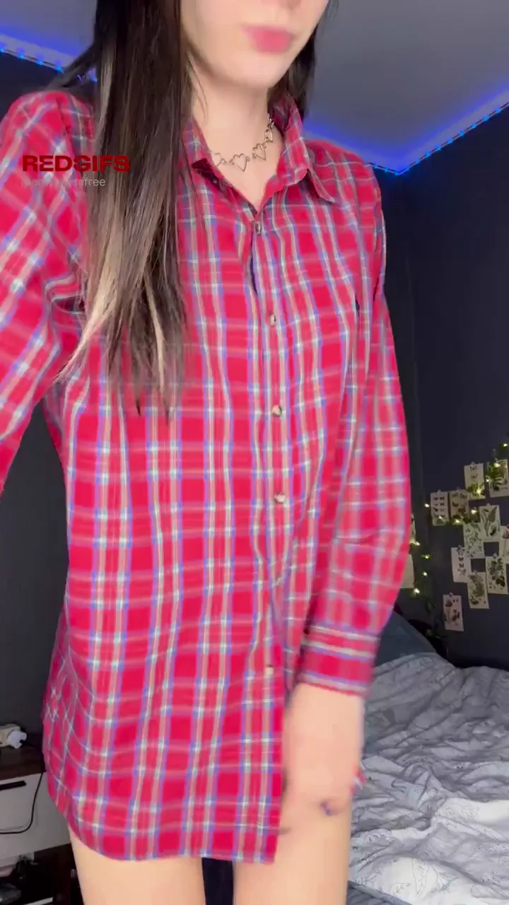 Midnight Plaid Tease Surprise 💋🔥