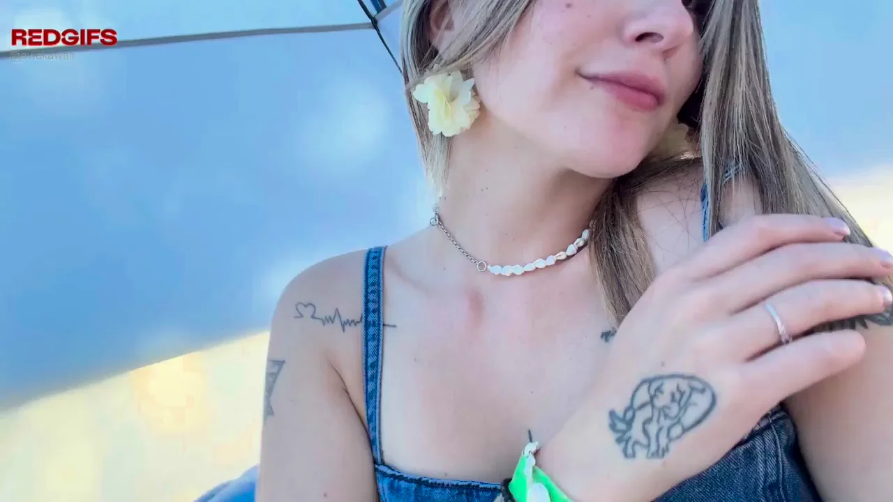 my teen puffy reveal at the beach