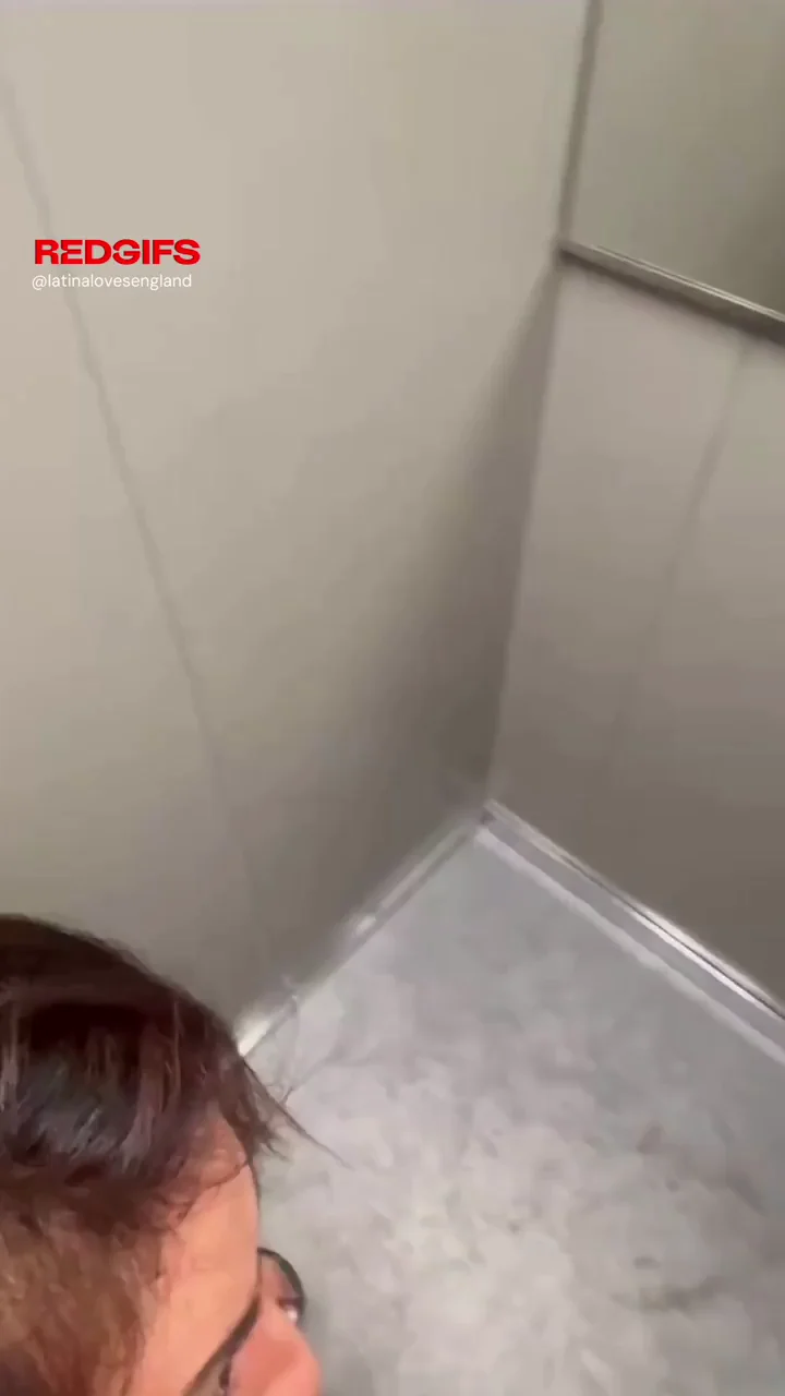 Risky Elevator Head from Horny Latina MILF