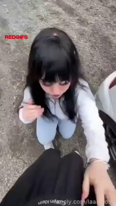 Goth girl in the wild