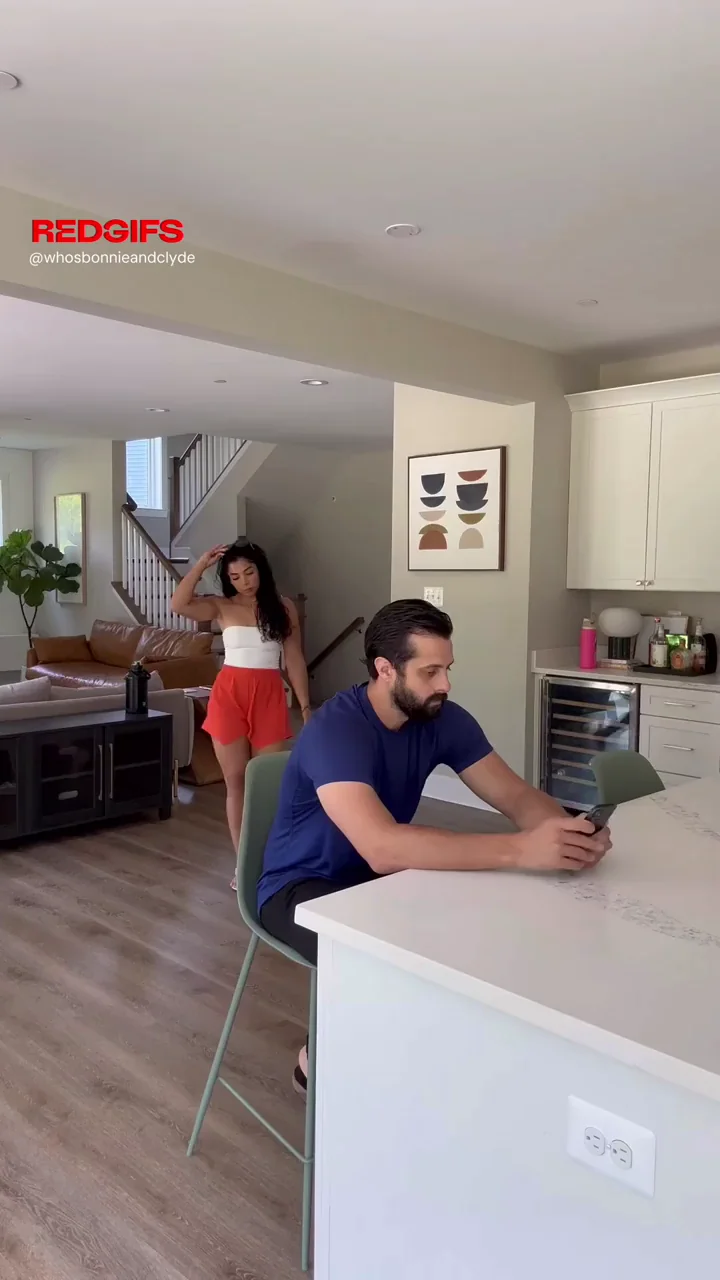 Latina GF Greets Me with Sloppy Suck and Kitchen Pound