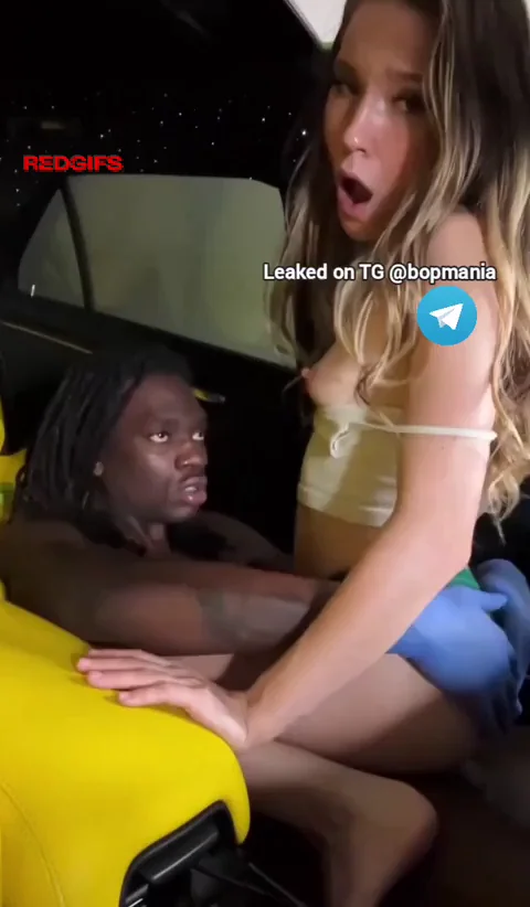 She just escaping from her boyfriend