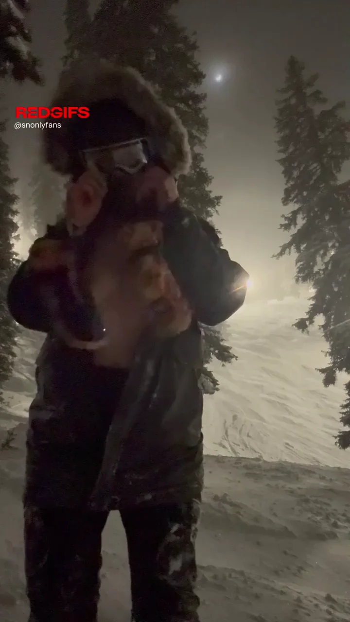 Midnight on the Slopes Hit Different ❄️