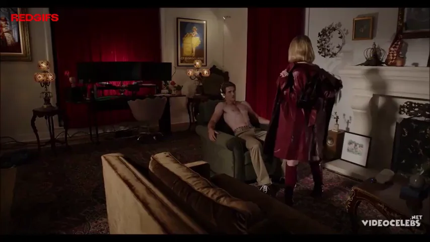 Lilly Bell's Steamy Nude Tease in Red Room Glow