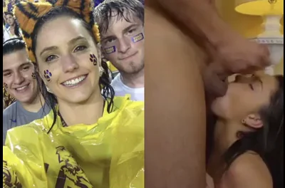 LSU Freshman Getting Her 1st Facial
