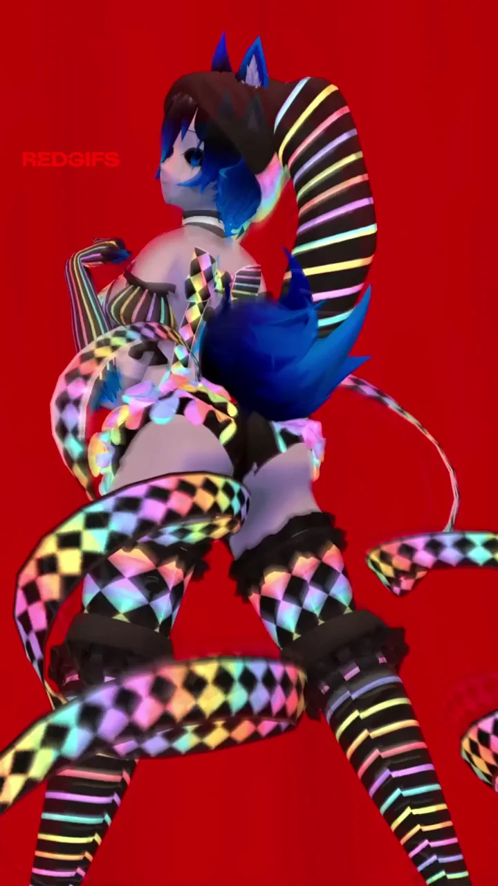 🎪 Fox Jester Monstergirl's Thick Booty Tease 🍑💦