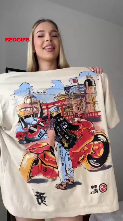 💓 Heart Pounding Tease: Watch My Tits While I Show Off This Oversized Tee 😏