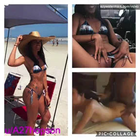 A Day At The Beach, Then Flirting, Then Me Giving 2 Creampies and a Facial for This Bikini-Clad Hotwife [OC]