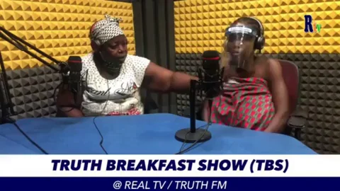 🍈 Massive Macromastia Tits on Truth Breakfast Show GIF 🔥