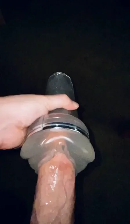 Craving Your Lips on My Thick Cock Sleeve 😘💦 DM Me Slut!