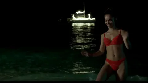 Lola Le Lann skinny dipping plot from "One Wild Moment"