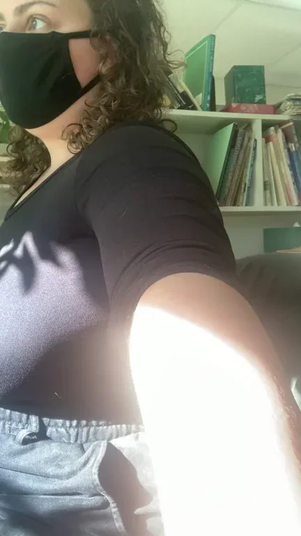 wyd if your chubby coworker flashes you at her desk?