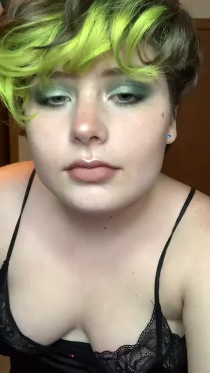 Neon Kitty's Sultry Strip Tease Craving Cock